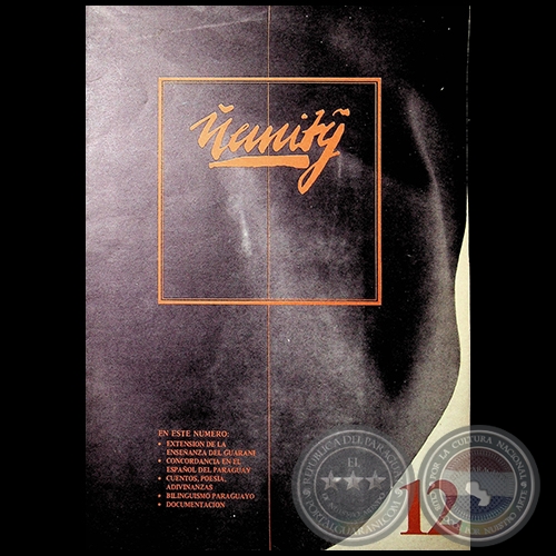 ÑEMITY N° 12 - Revista Bilingüe de Cultura - 1985